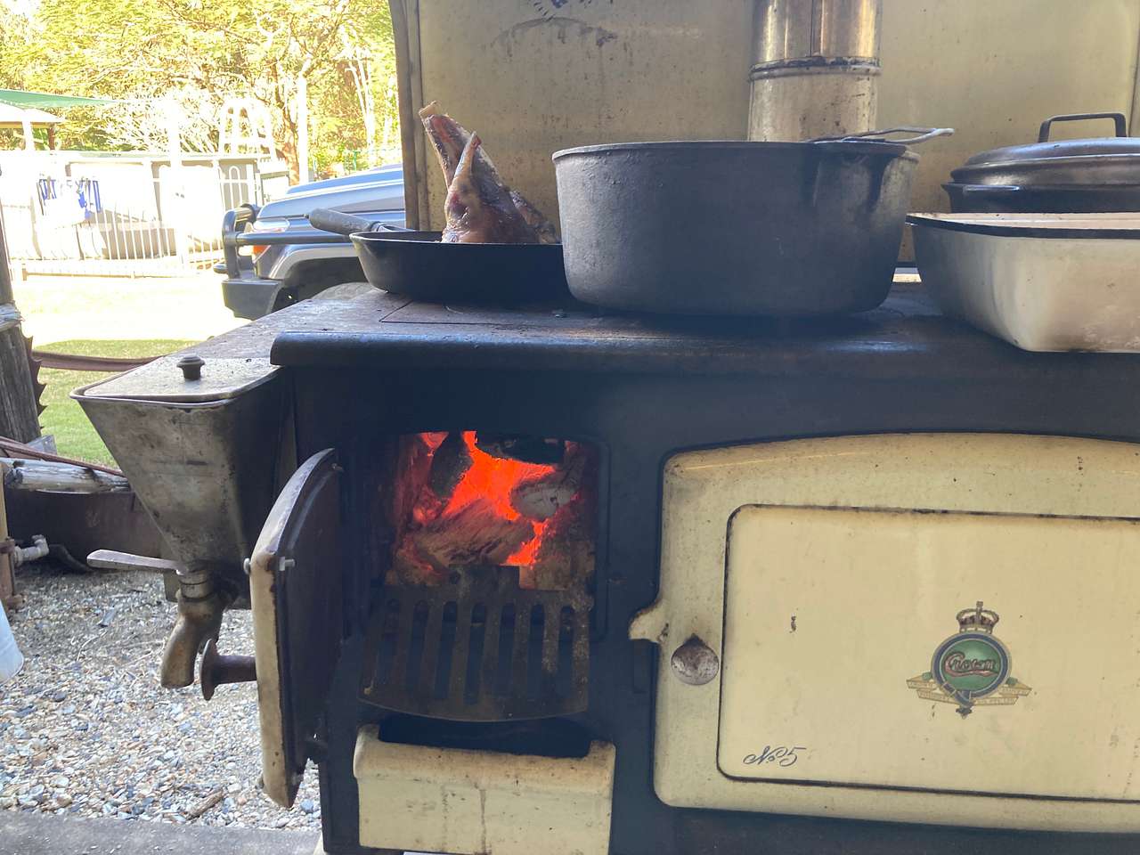 Creek and Antique Camping