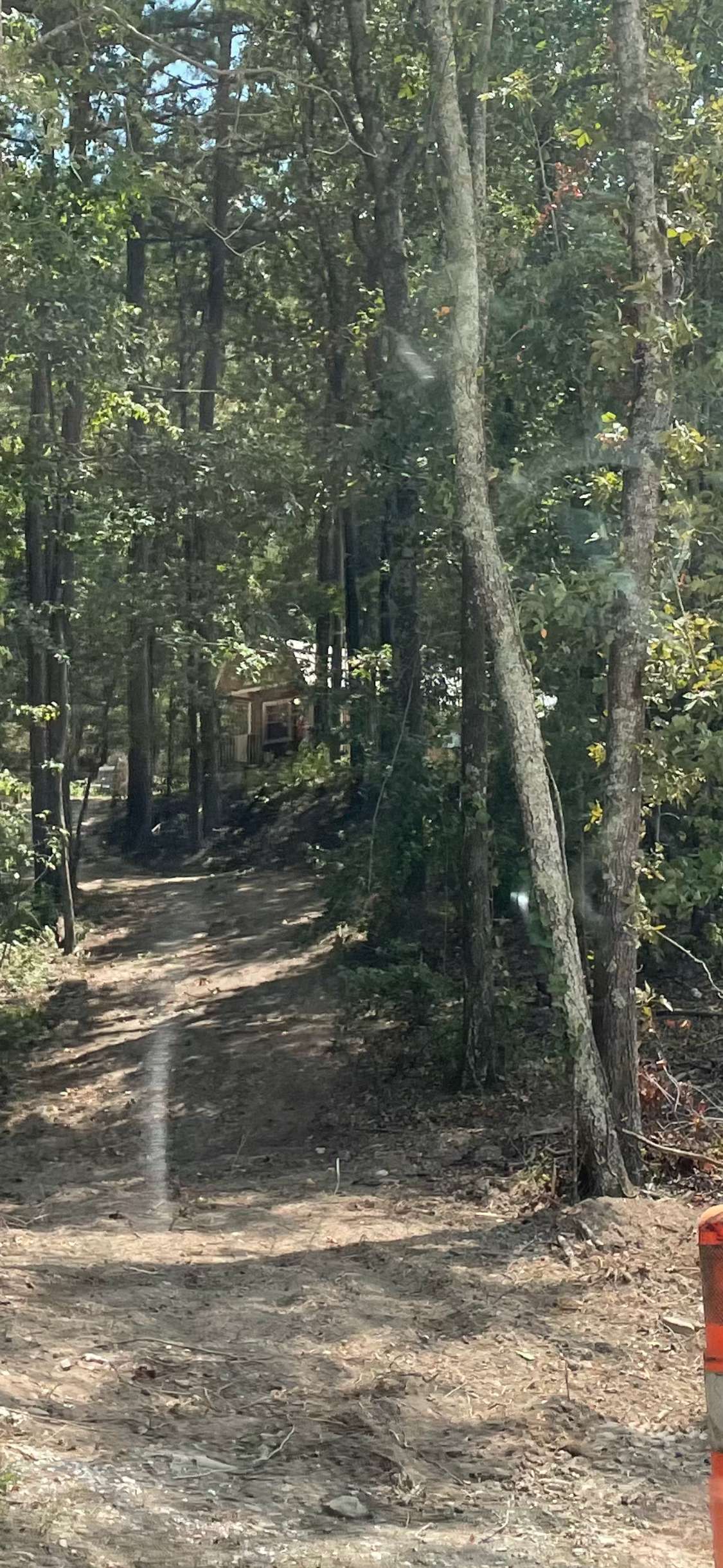 My son lives on the hill, please do not attempt to travel up this driveway, you will get stuck, and this is not the campsite area