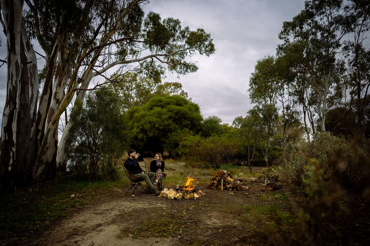 Secluded exclusive river campsite
