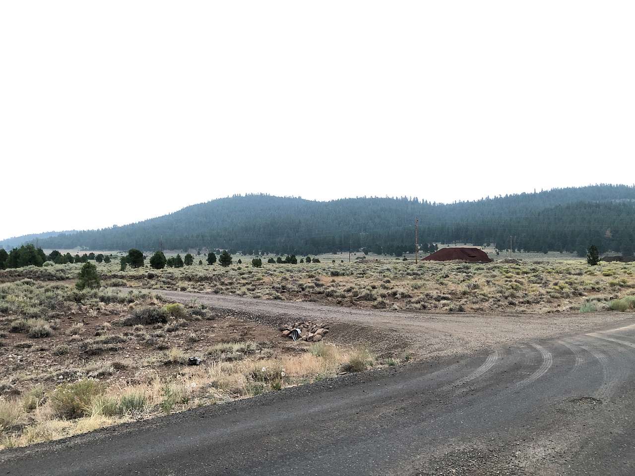 This is the new driveway, on the left of Warner Rd as you head south, just past the pine tree on the left with the "Private sign"