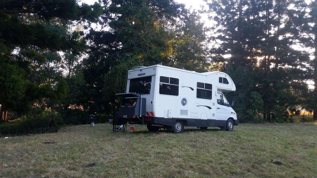 Motorhome had sun for the solar and full shade by 3pm. Perfect.