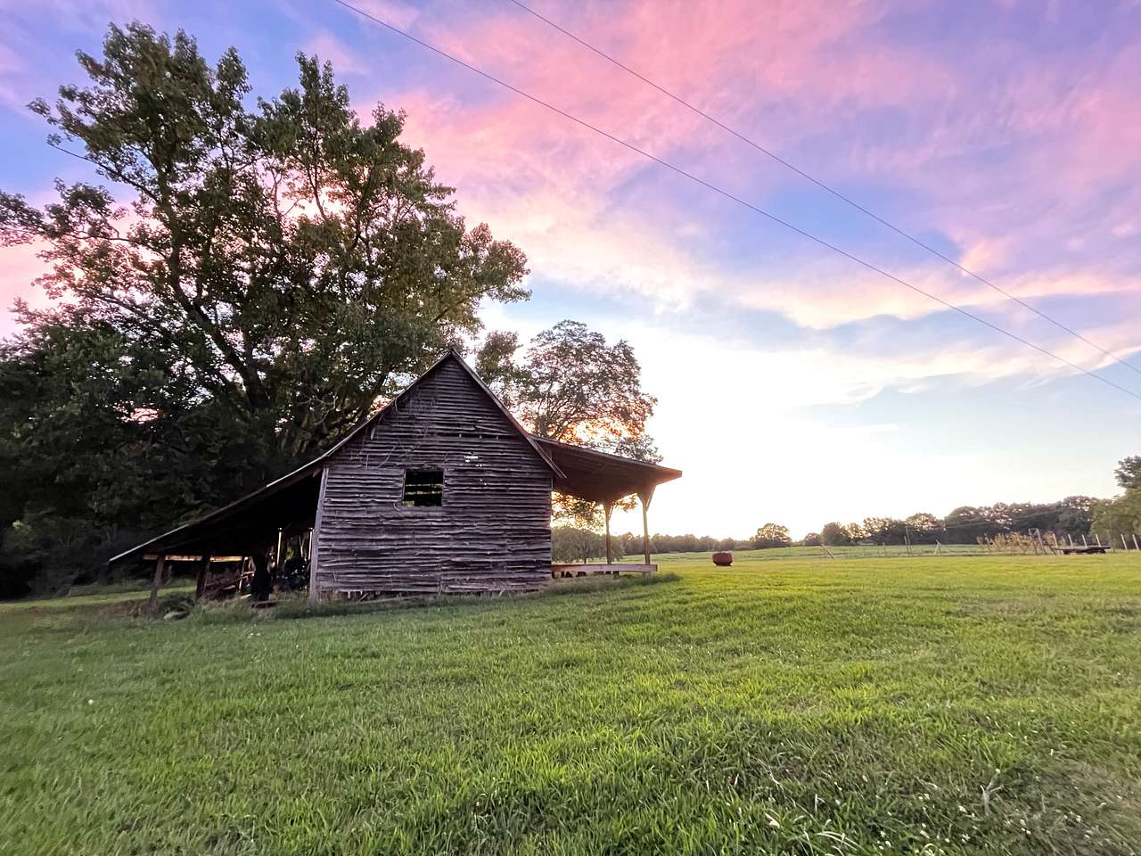 The most splendid sunsets across our open fields.