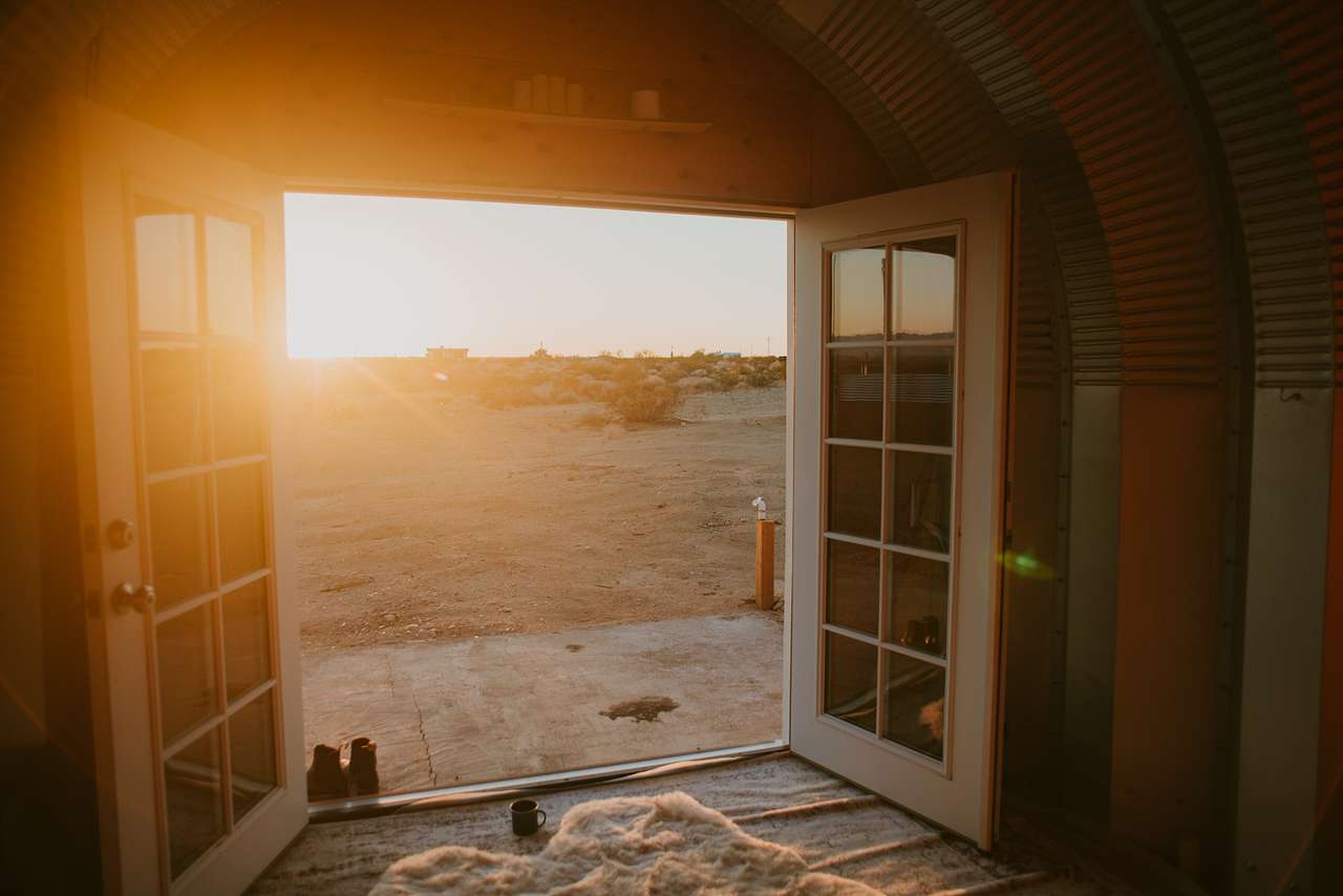 I loved being able to open the doors, hang inside, and feel like I was outside still. 
