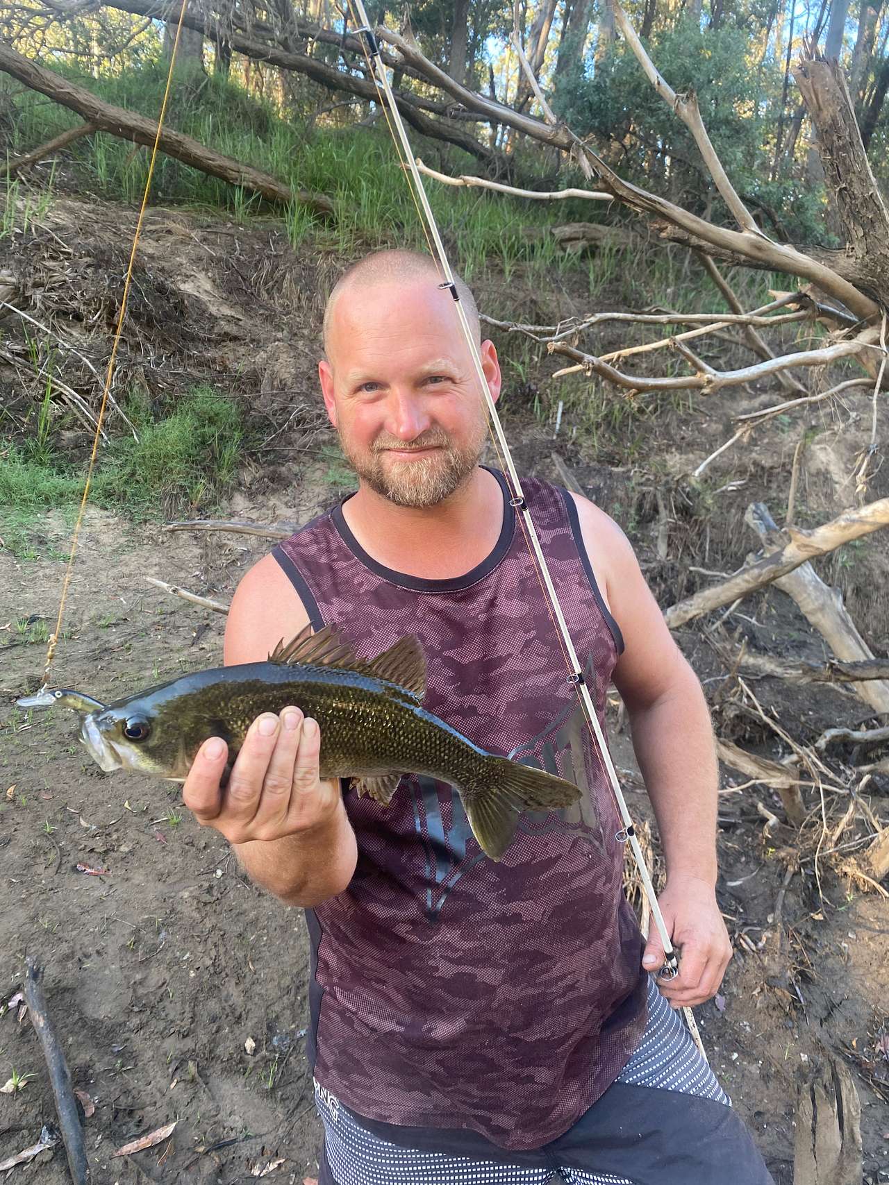 What a great catch from my partner this morning. 