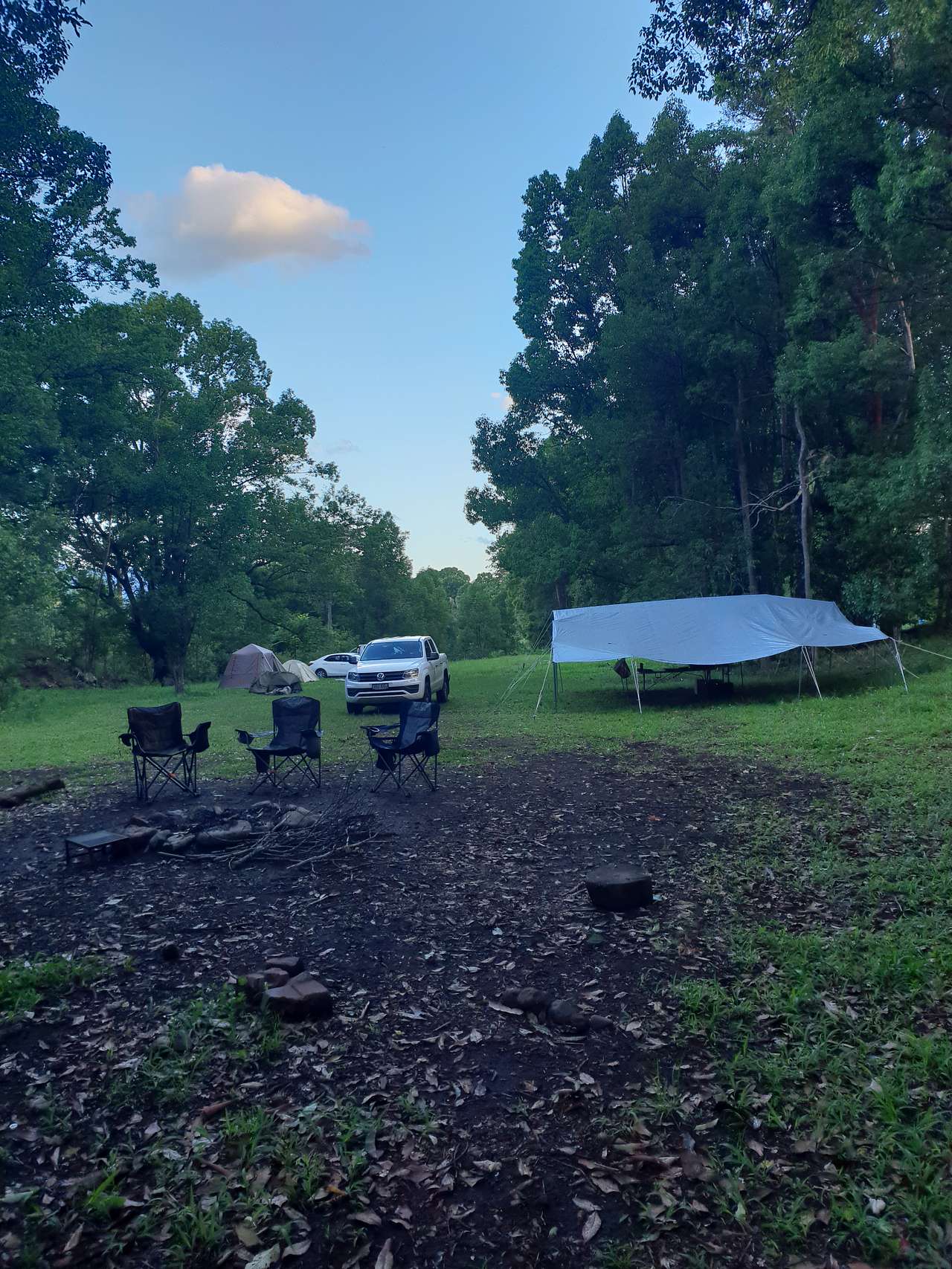 Huge flat camping area