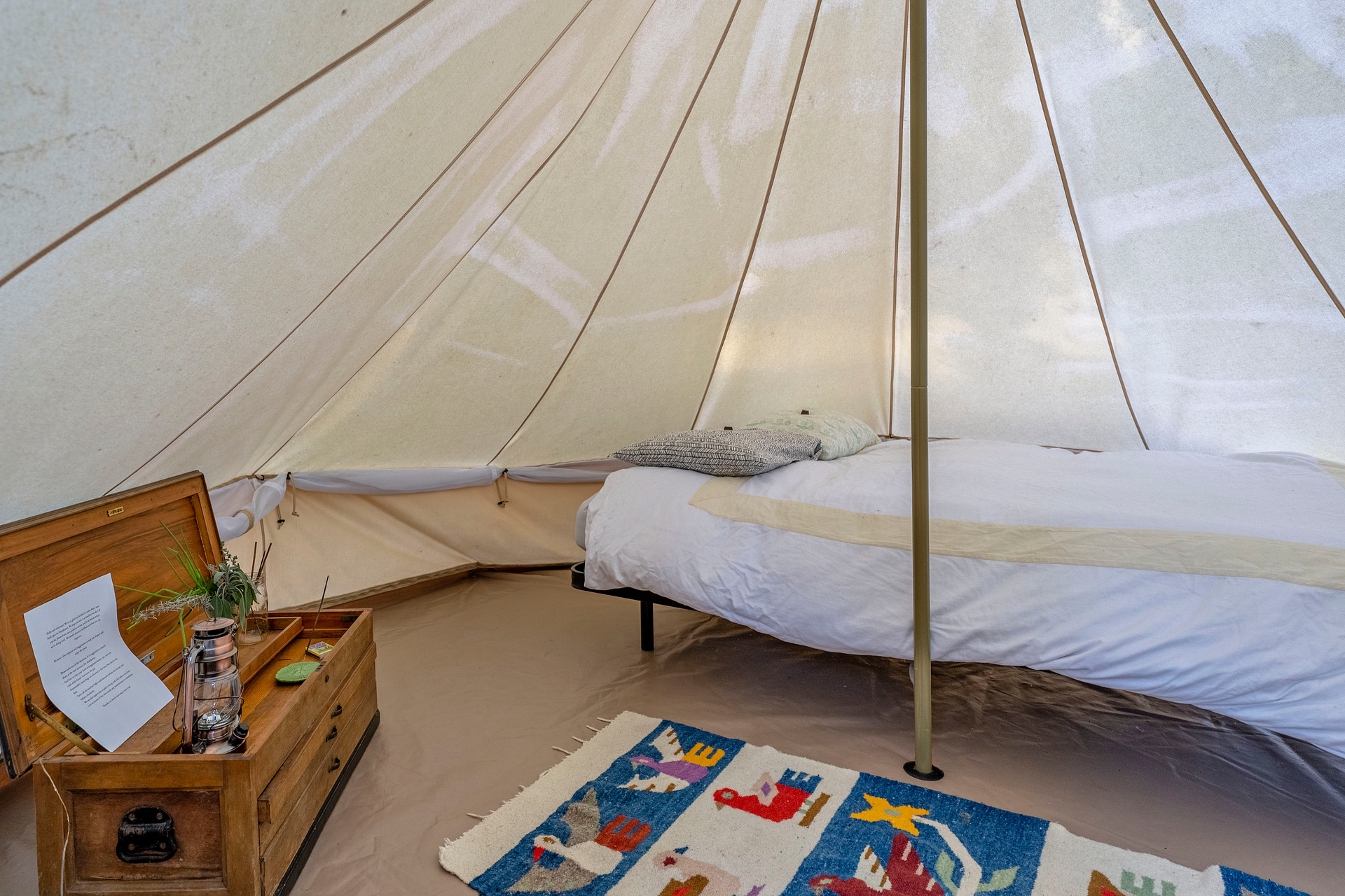 The Woodland Charm Bell Tent.