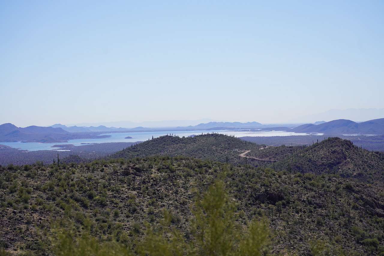 Lake view from campsite