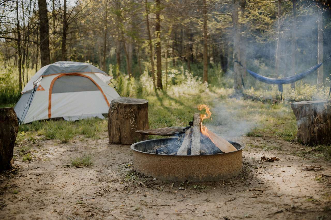 Campfire built with the provided wood! 