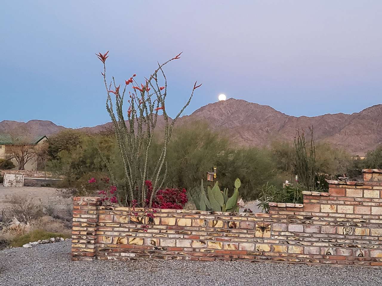 RV site parallels Golf Course