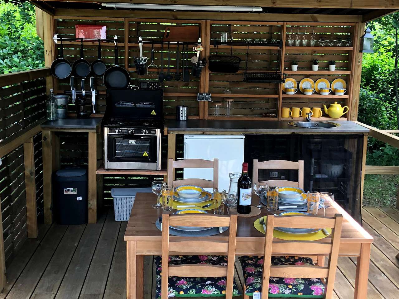 Yurt Glamping at Moulin des Forges