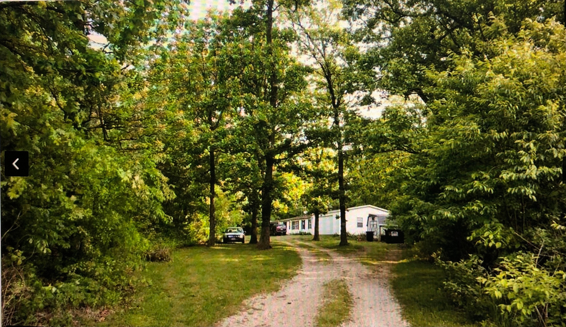 Driveway up to the property.