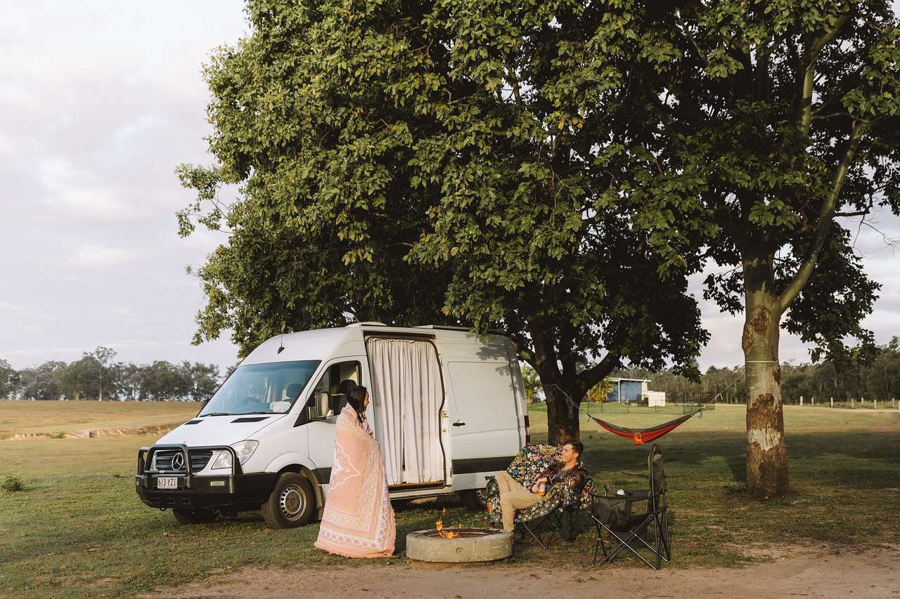 Our camp for the night at the unpowered site