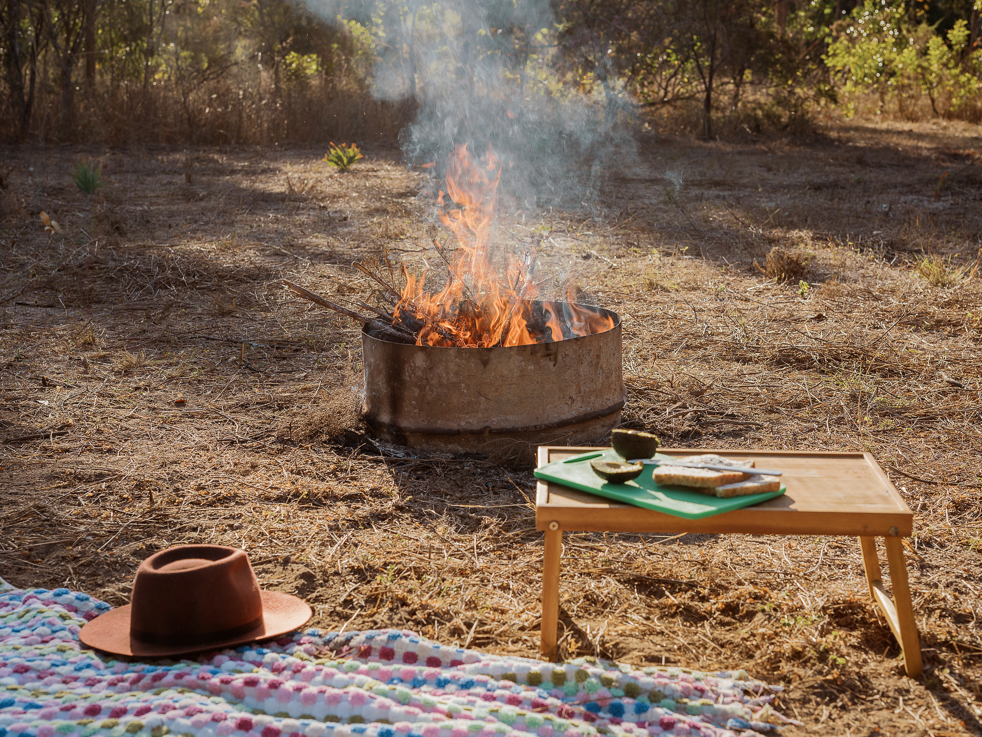 A fire pit was all I needed.