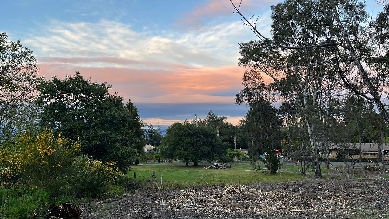 Northeastern view from camp area