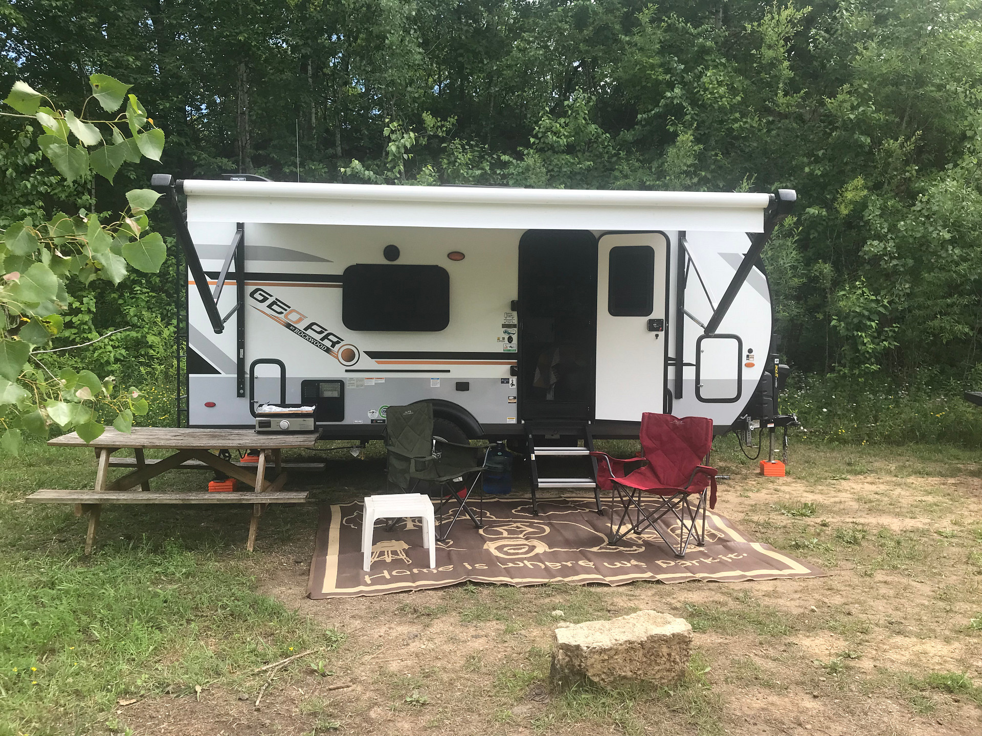 Rocky Road campsite area