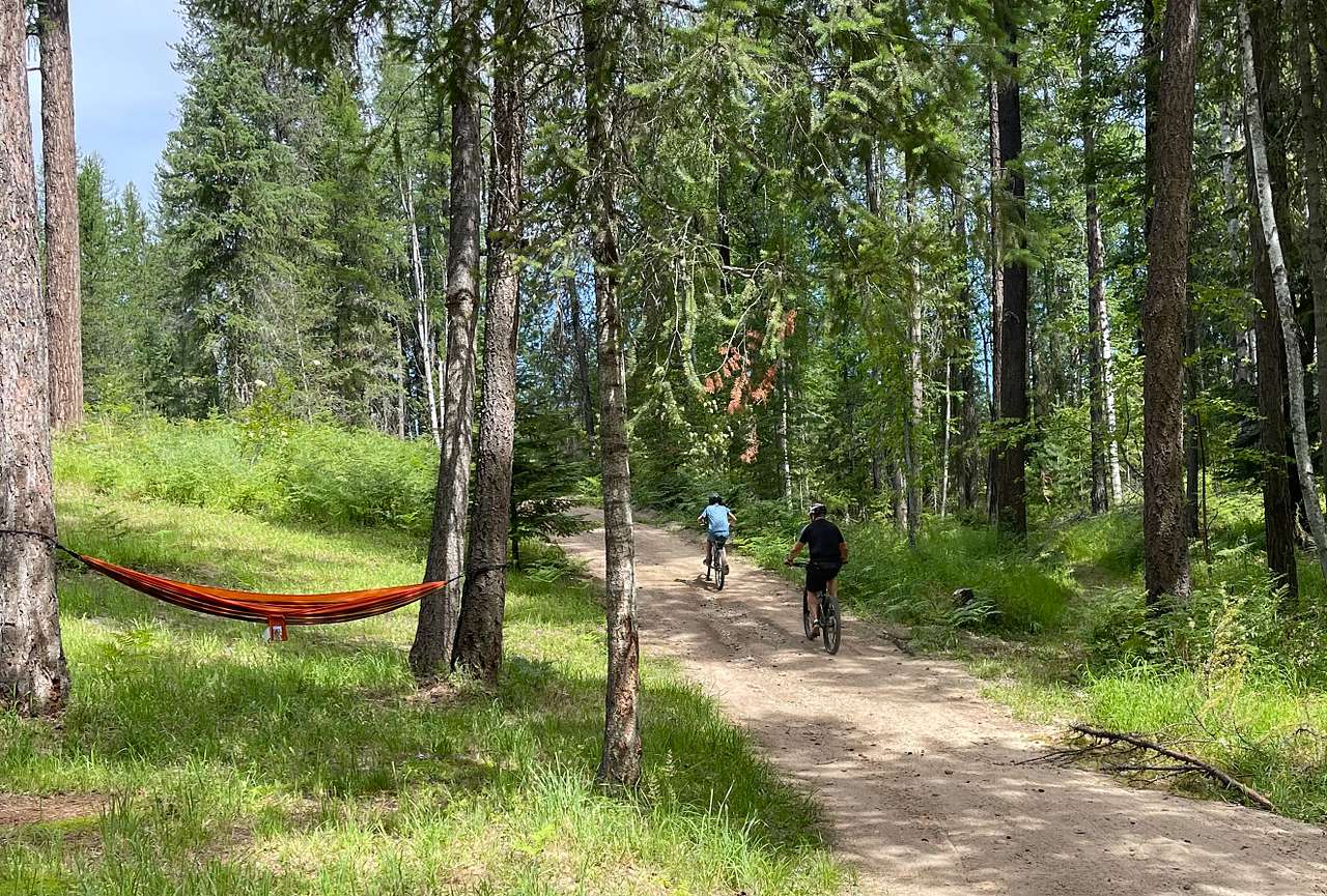 Mountain bike for miles right from your campsite!