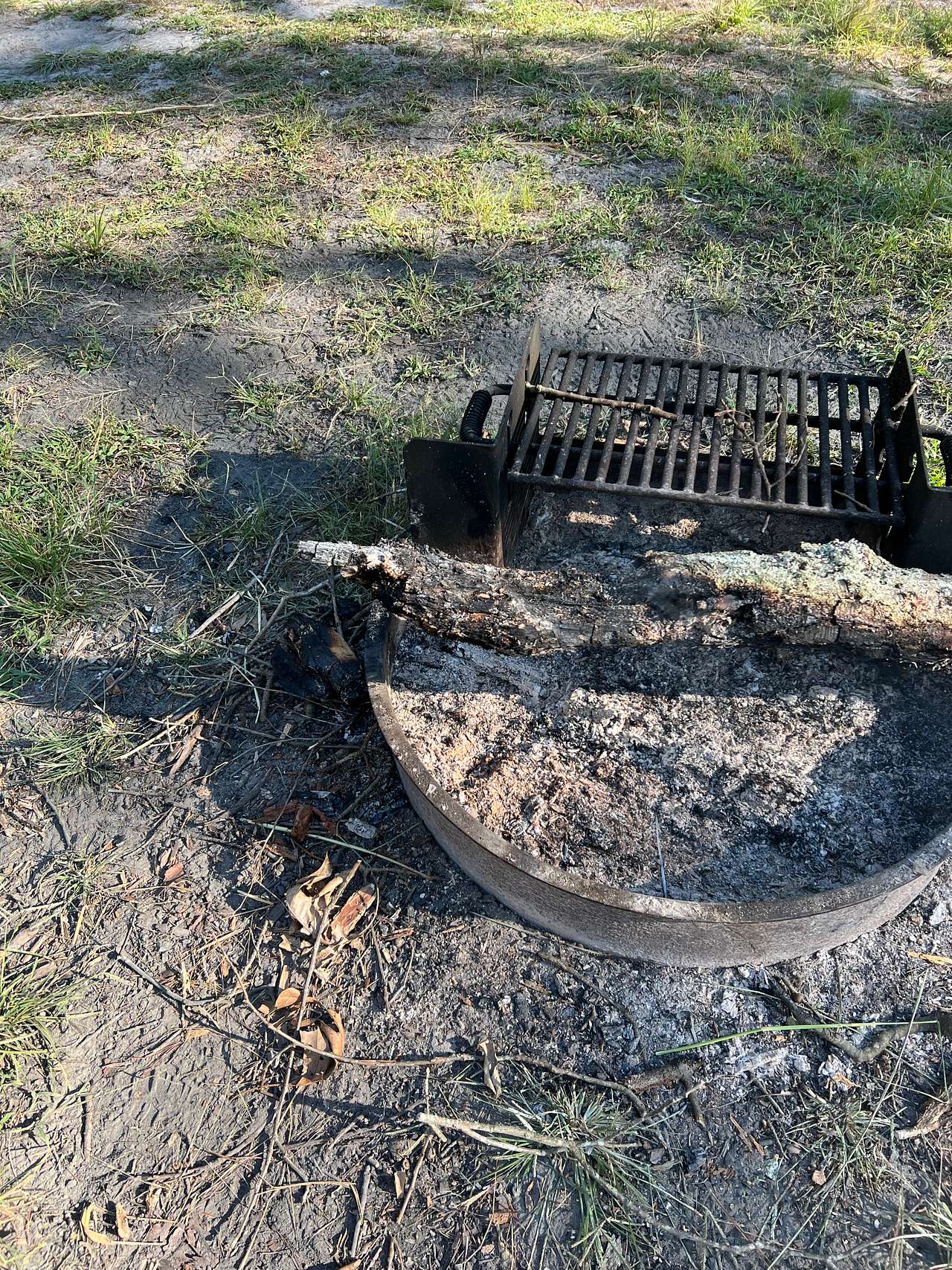 Fire pit and grill