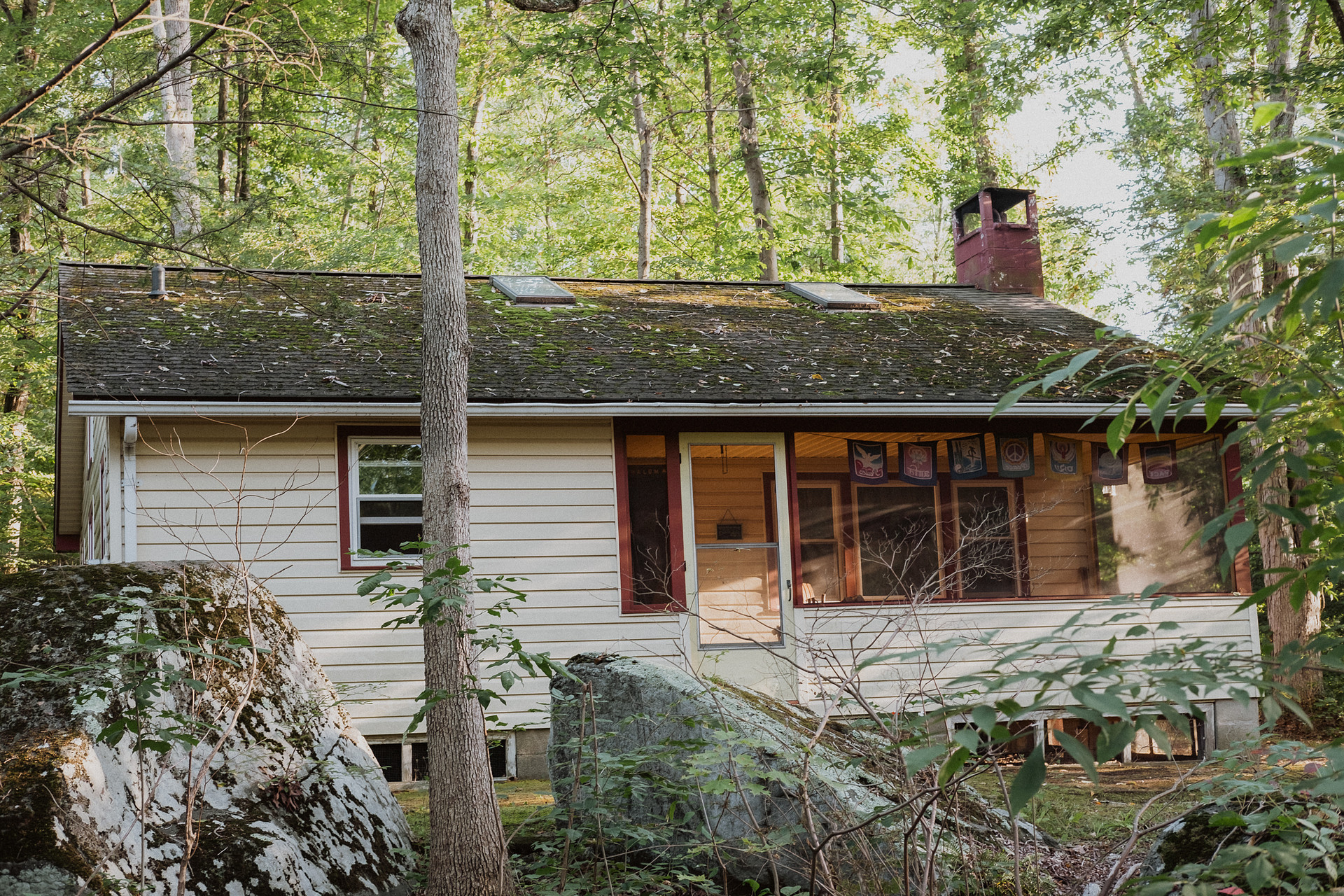 The front of the cabin