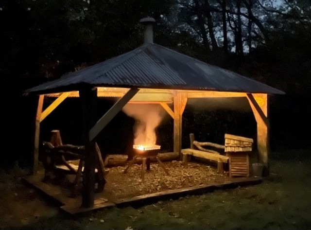 Fire pit area