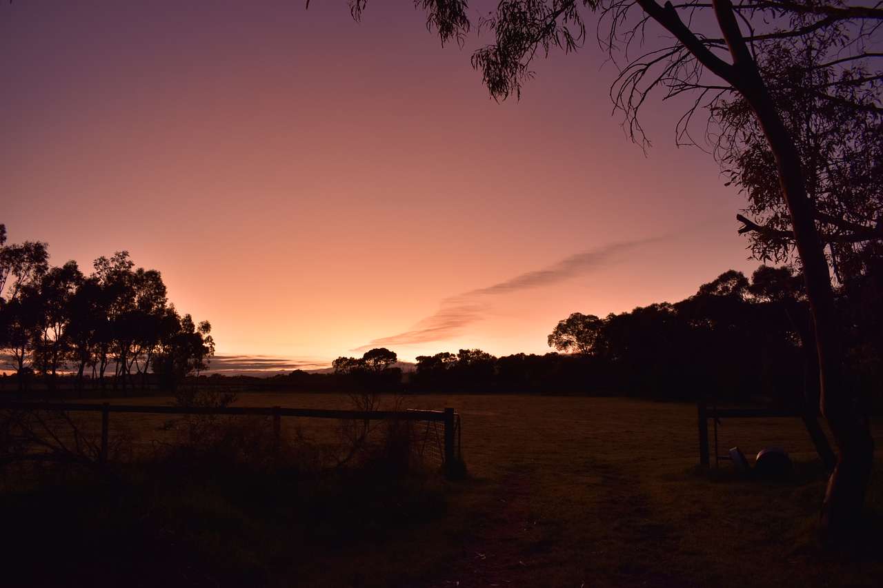 Sunrise over the Northern camp sites