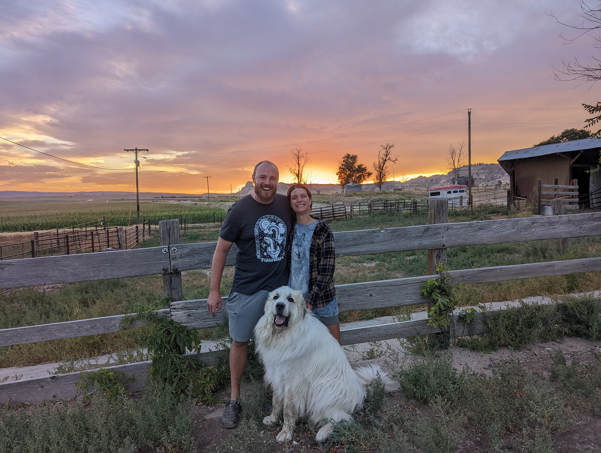 Owners adorable pooch! And she took a pic of us :) obviously the pup is a pro model
