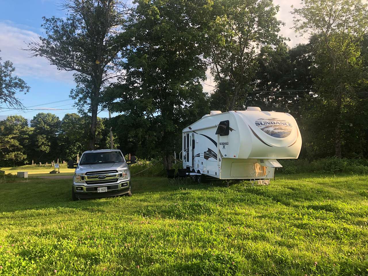 A great site for a pretty big rig