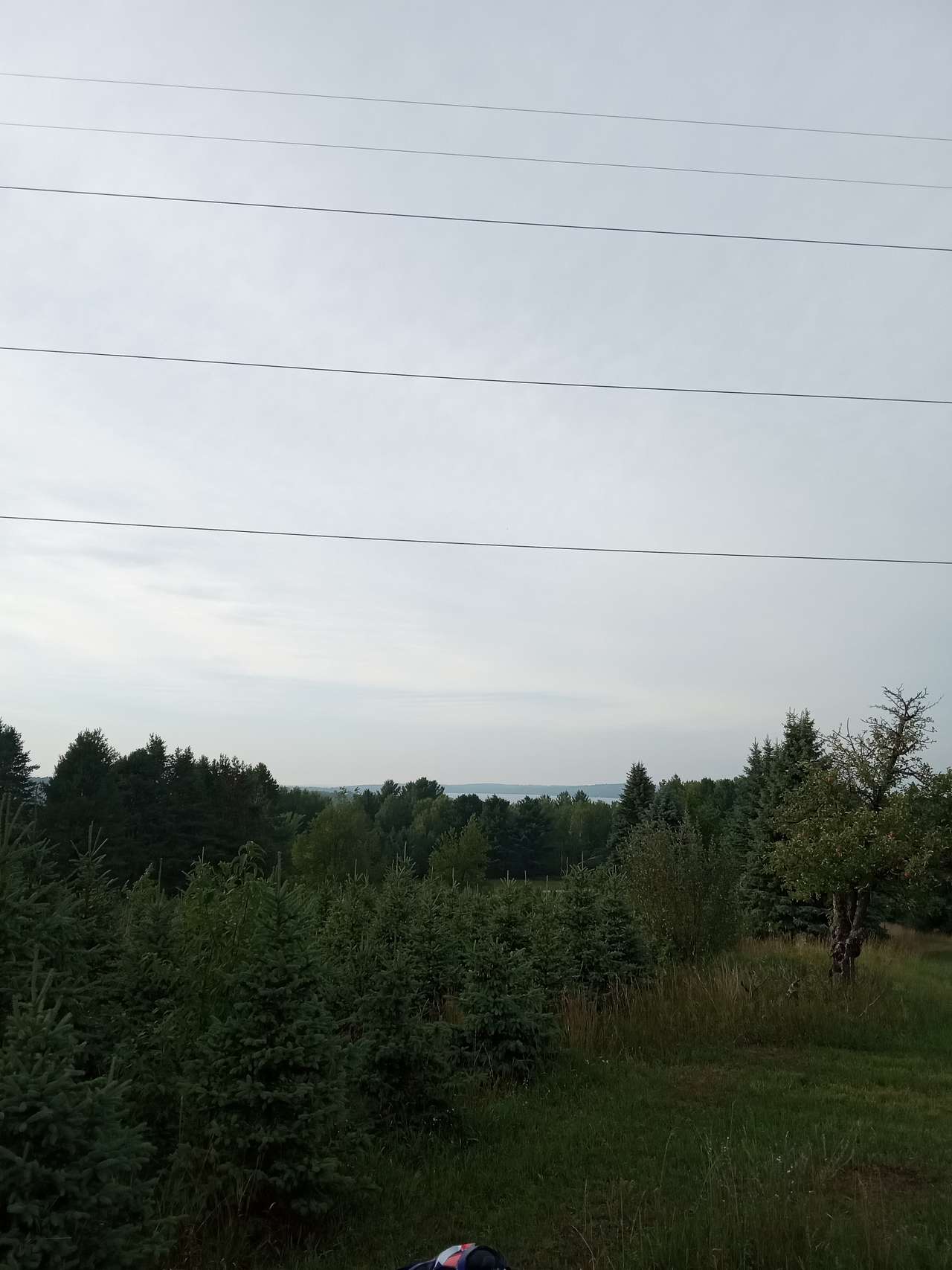 Great views of round lake, and slivers of Elk lake, and Torch lake 
