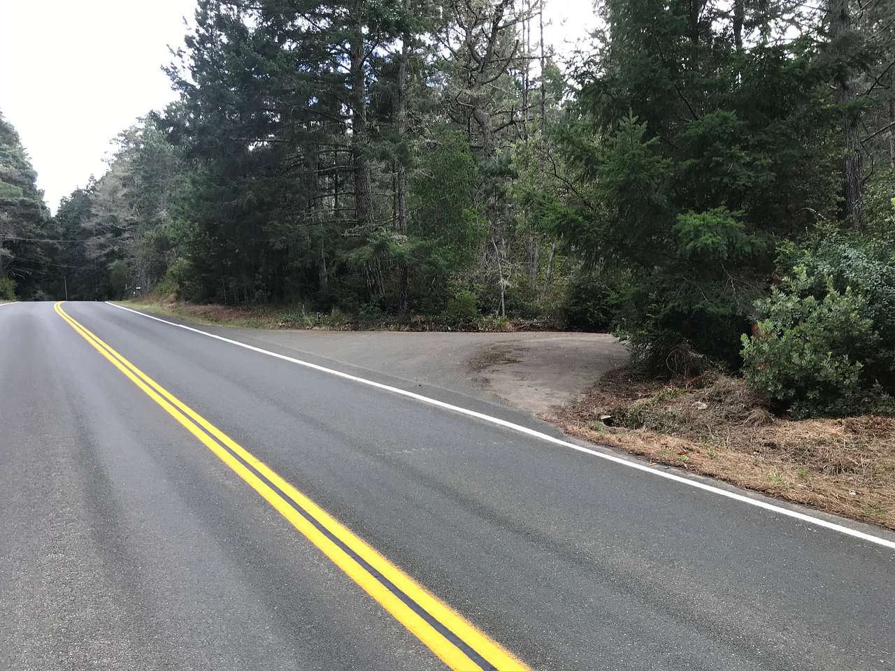 looking south on Ten Mile Rd approx 200 yds from my driveway at 25200
