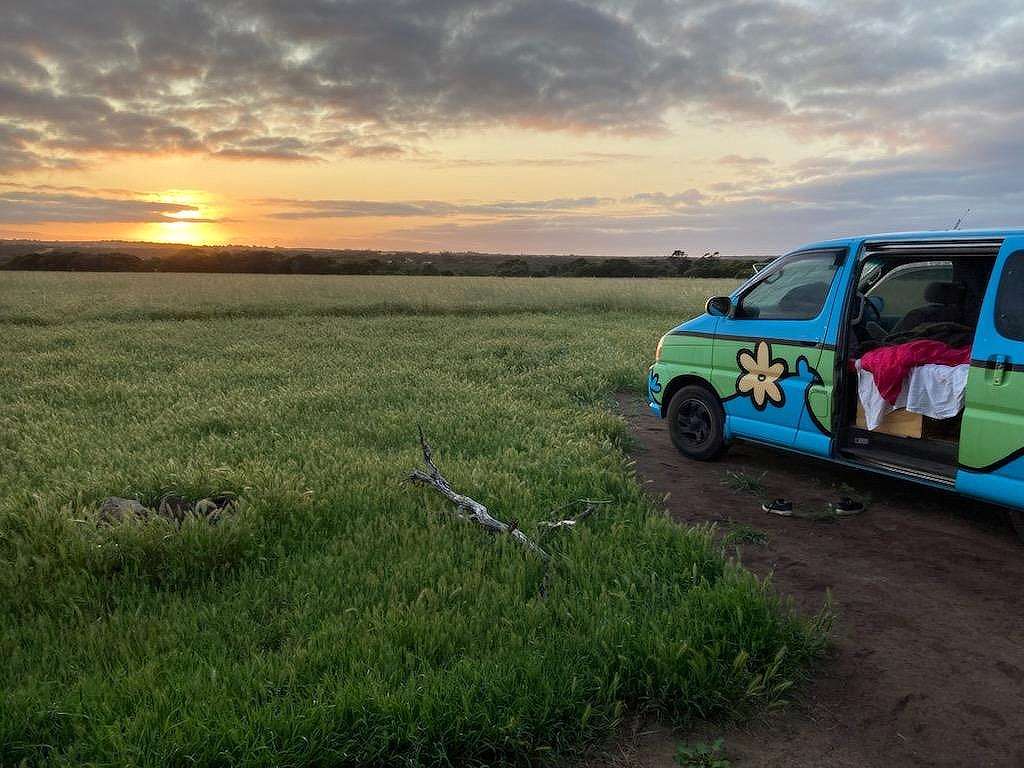 Watching the sunset 
