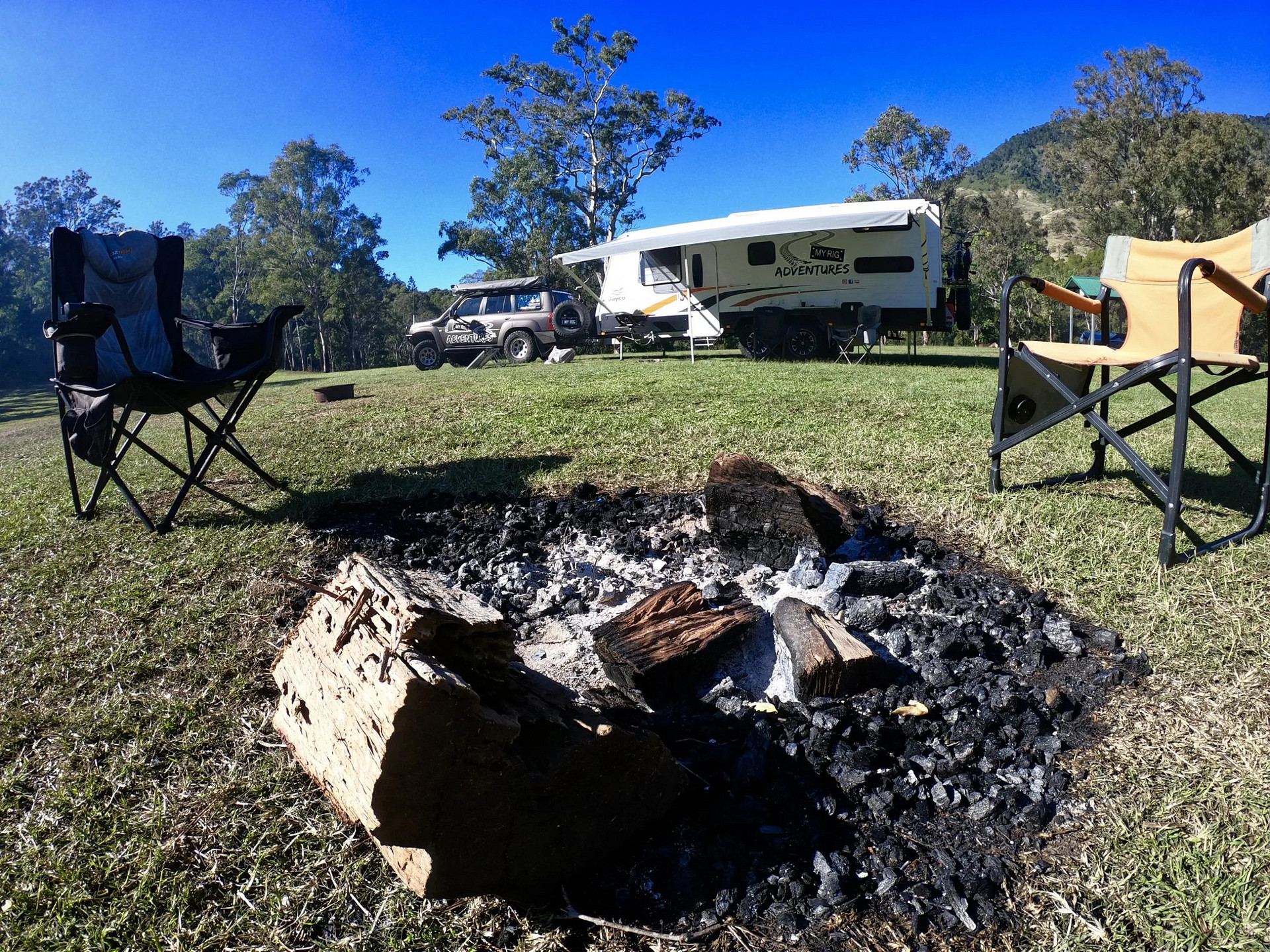 Andrew Drynan Park-Camp with a view