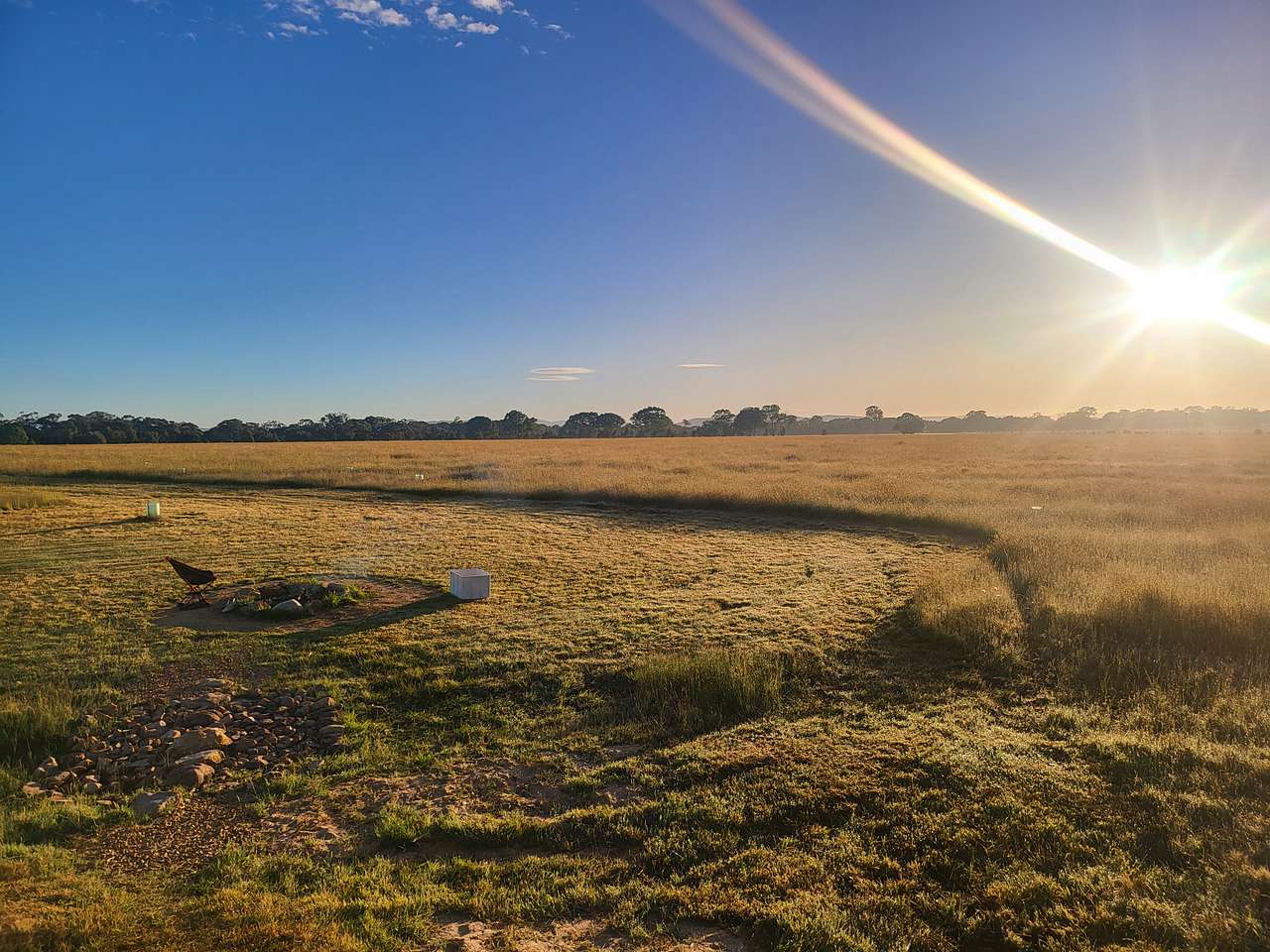 Beautiful morning sun