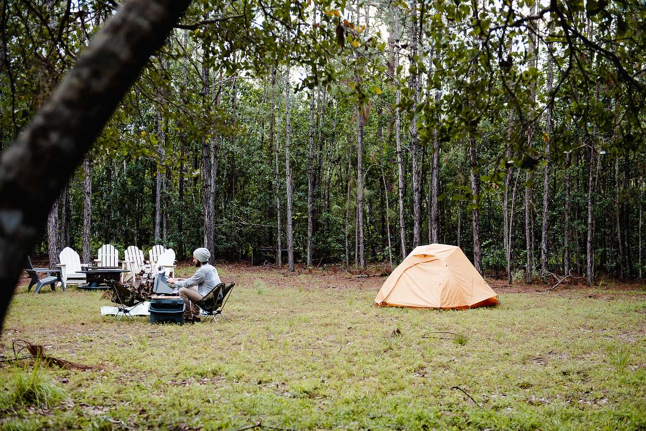 Tent site