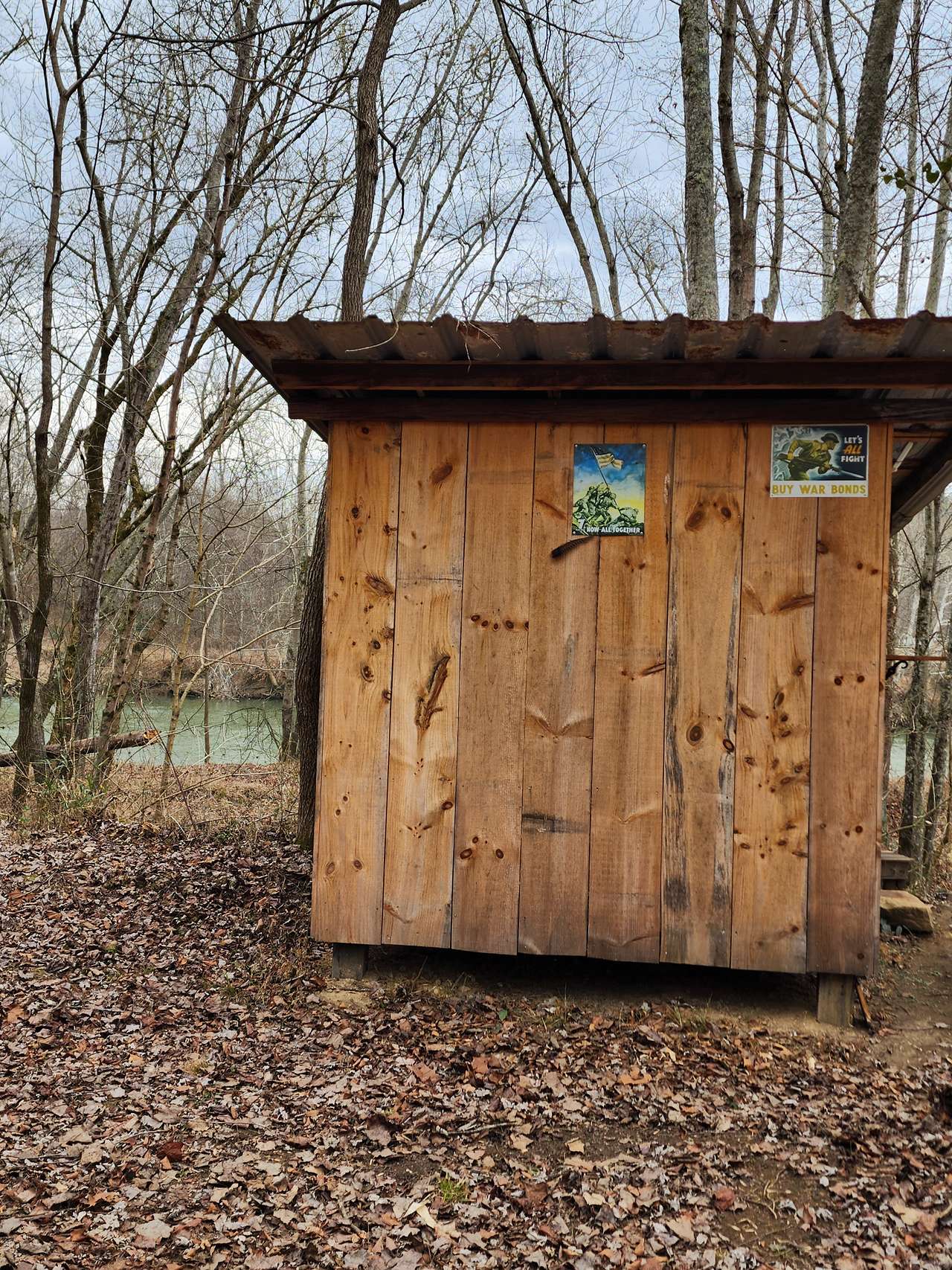 Back of cabin 