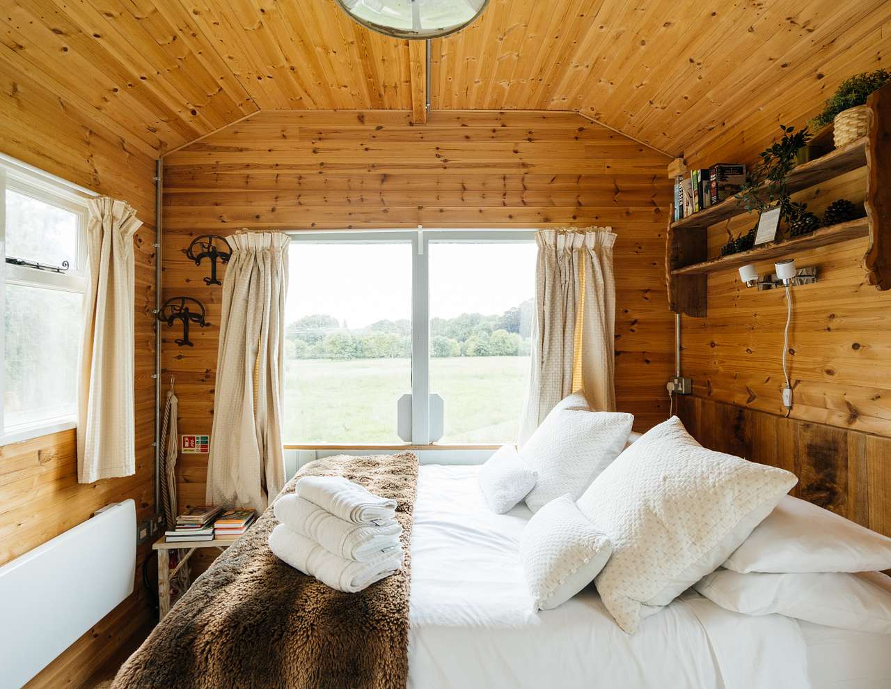 Bustard Hut main bed