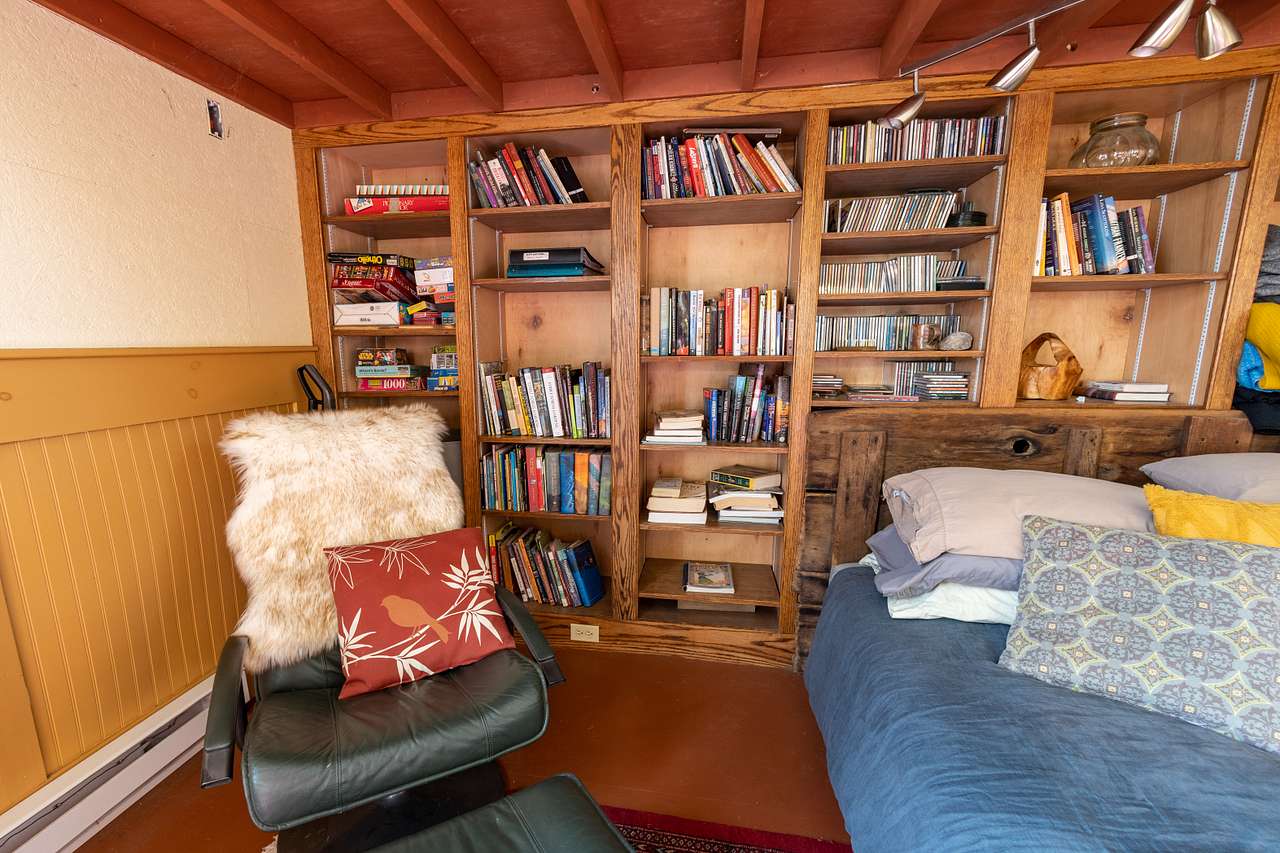 The barn is well stocked with plenty of great books and board games.