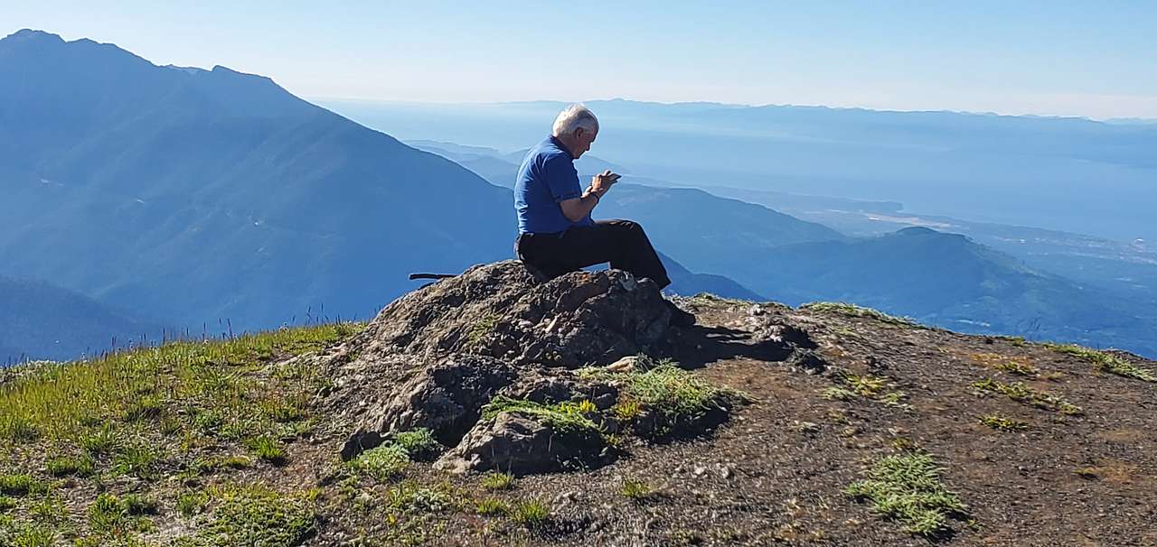 Top of Blue Mountain, 17 miles up Deer Park Road