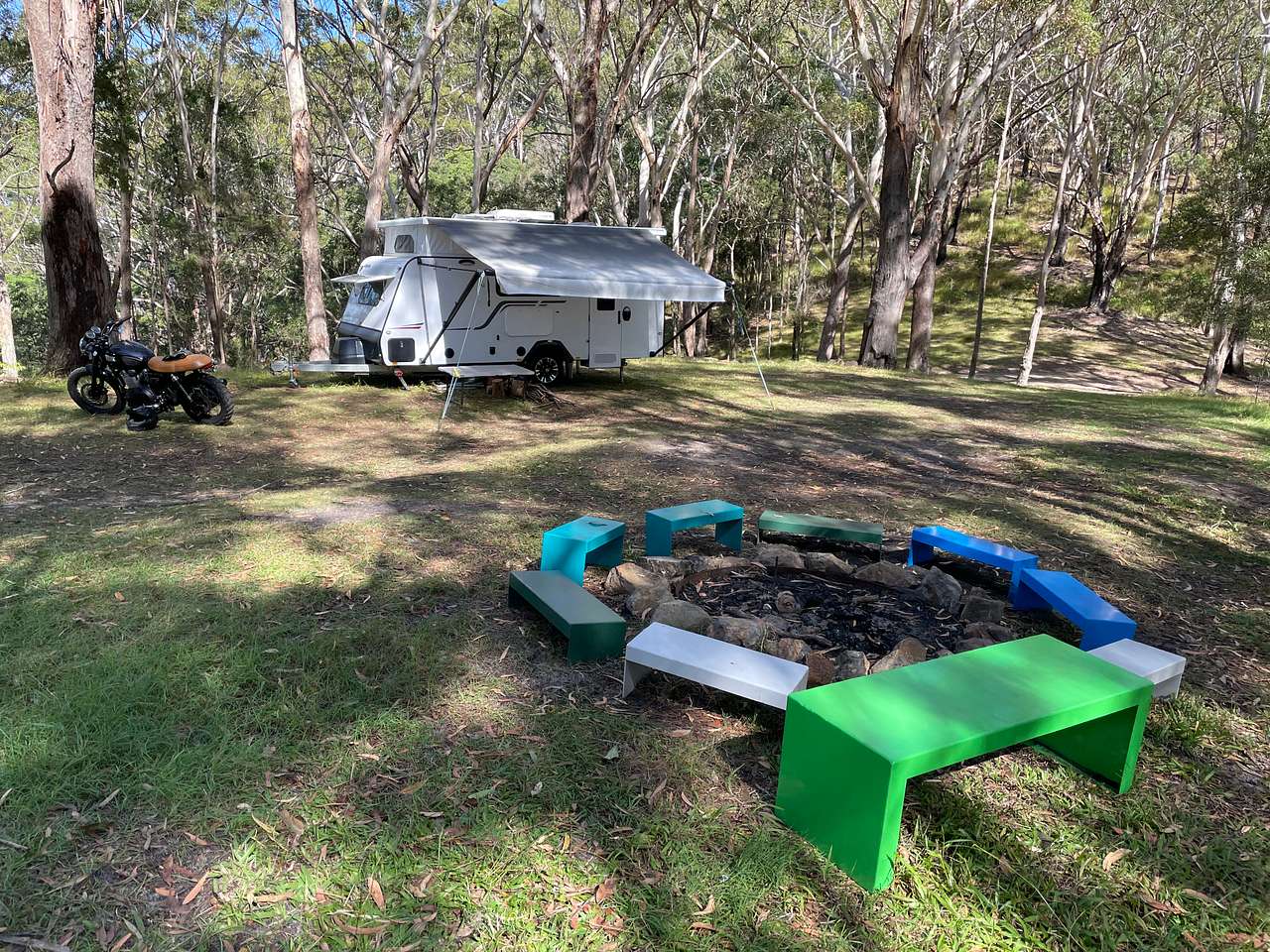 Easy to tow up to the top campsite
