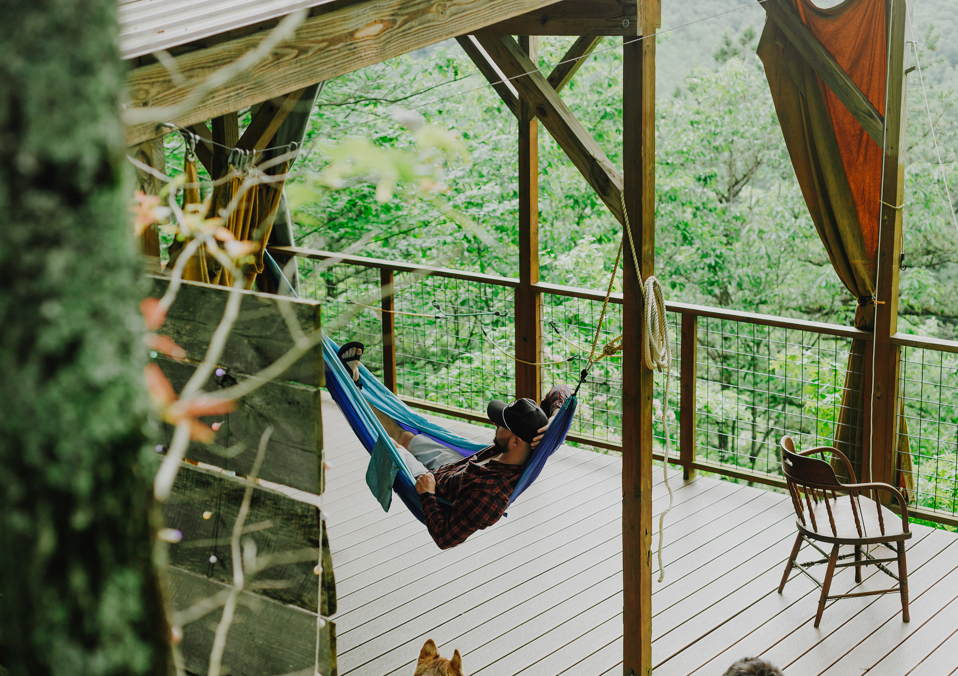 Above the Fray Glamping, Black Mtn.