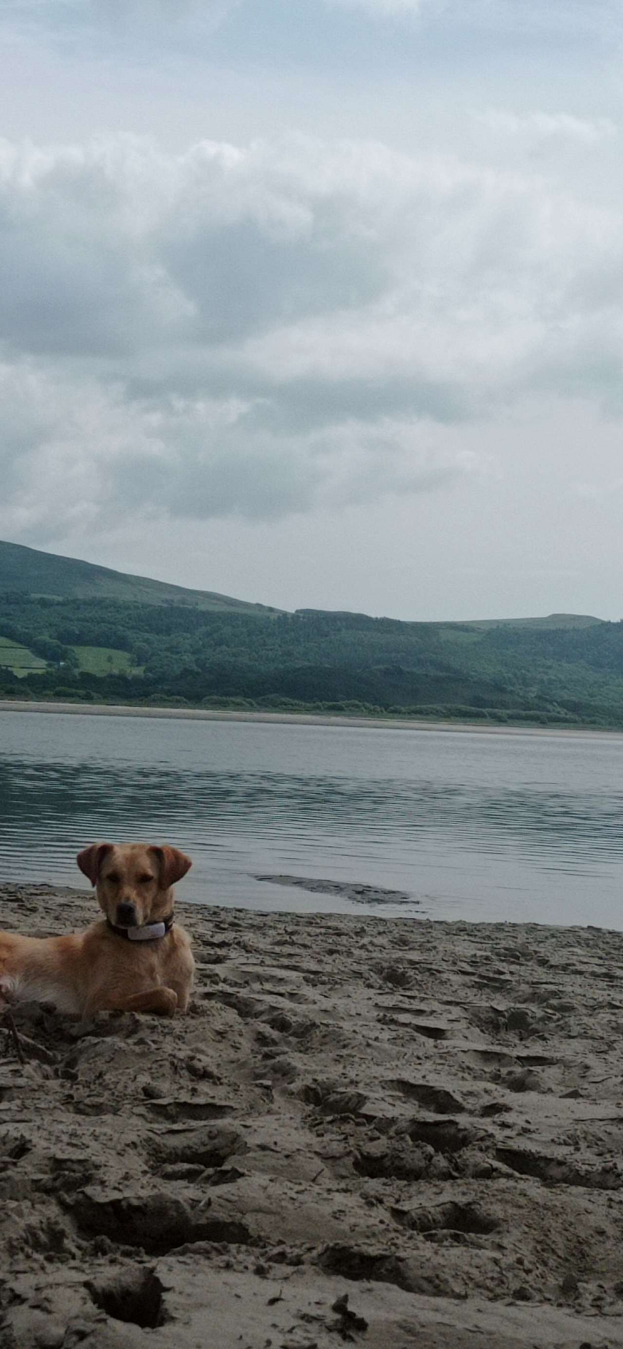 Time to relax after a lot of fun on the beach