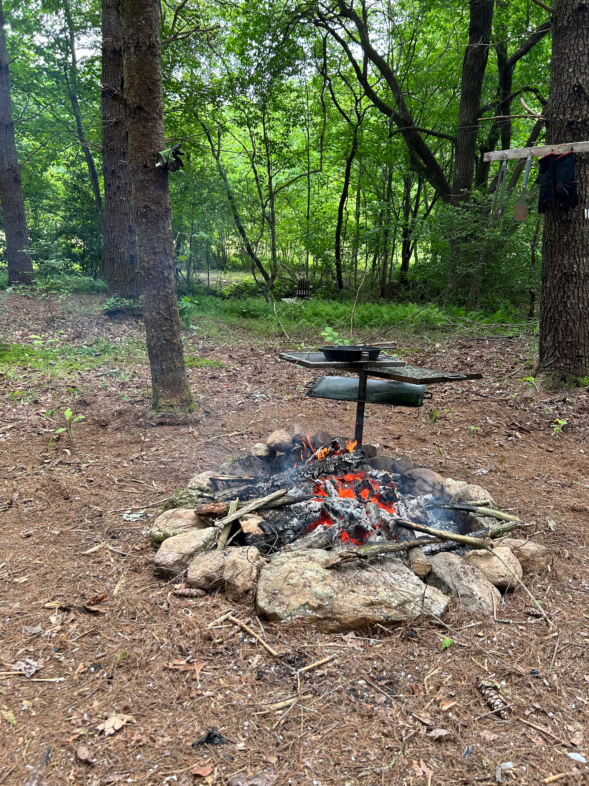 Fire pit. Grill not included