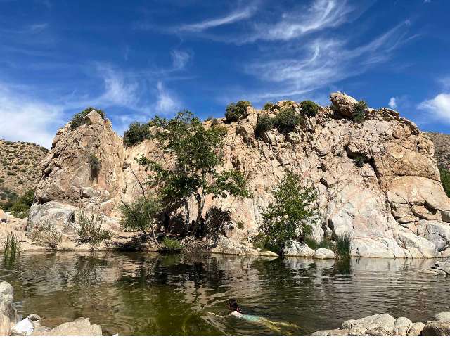 The Deep Creek Hot Springs nearby