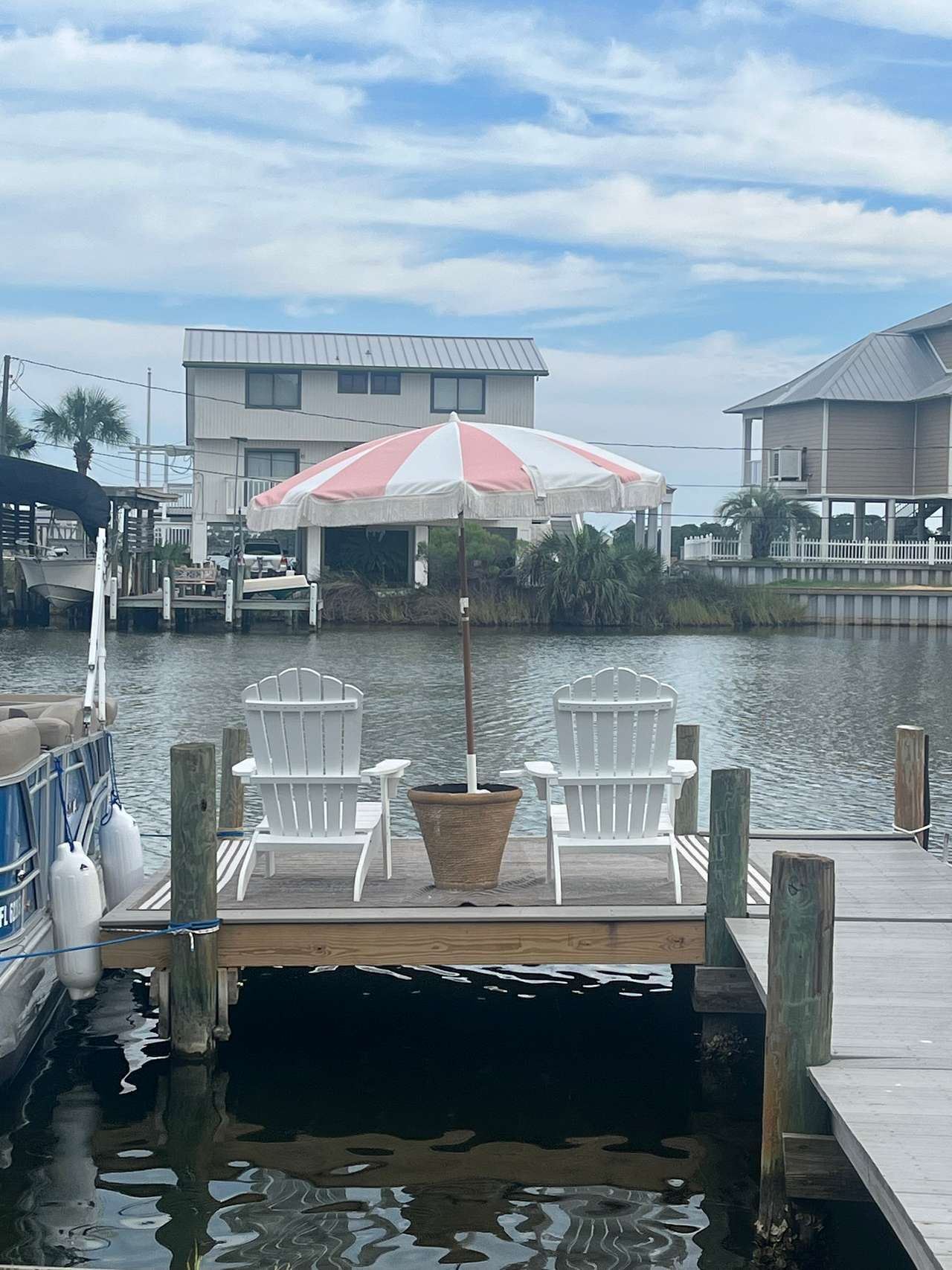 Dock seating area