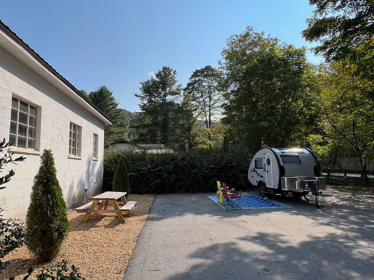 Private lot w/a babbling brook