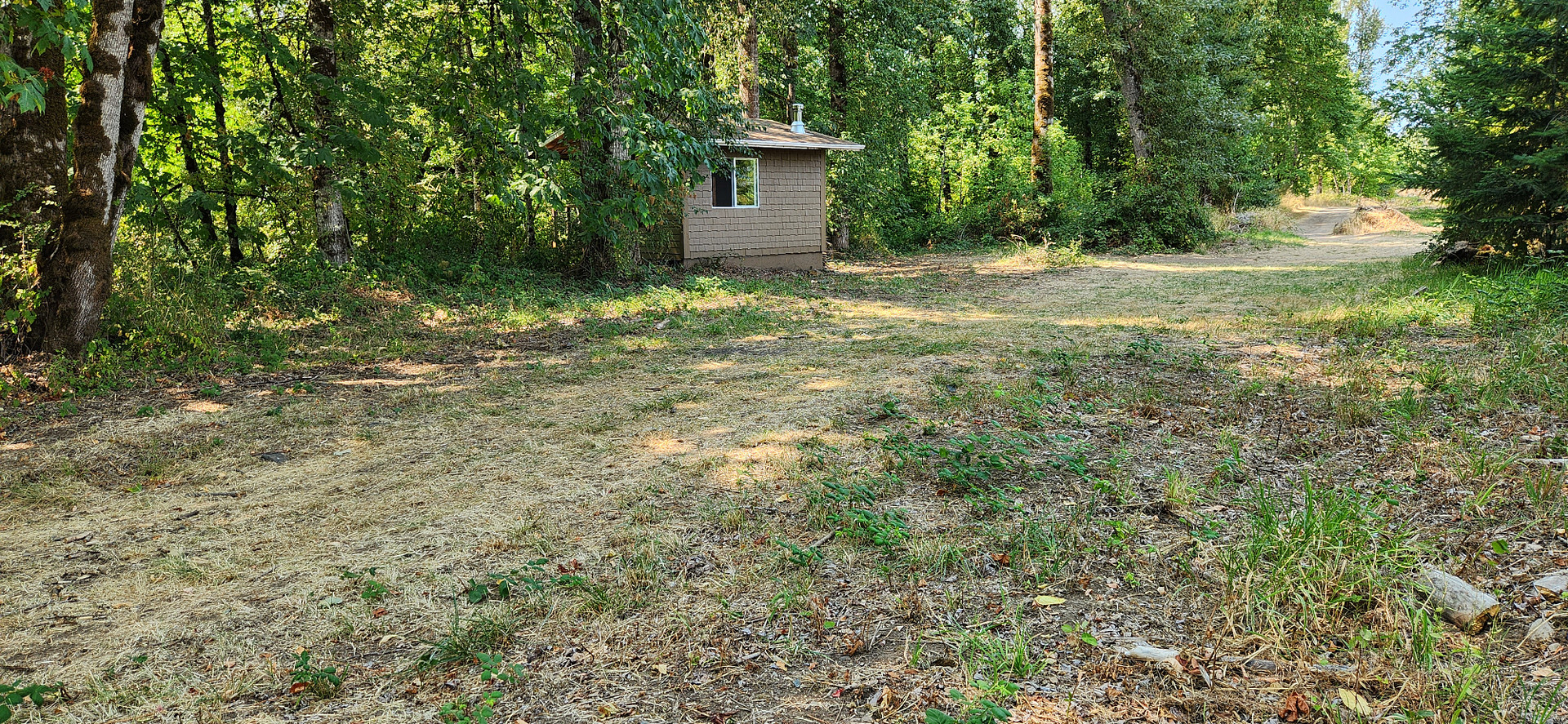 Room for a camper or tent