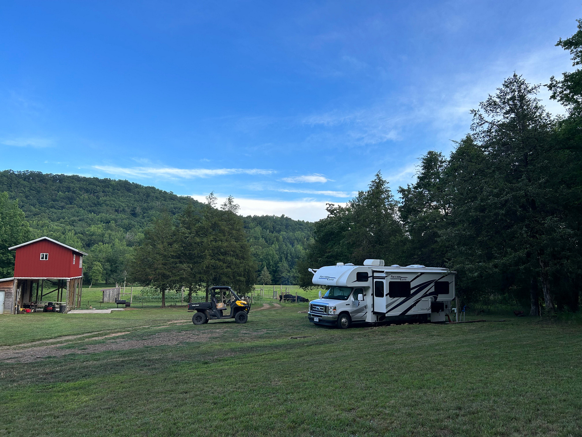 RV Site view from the road.