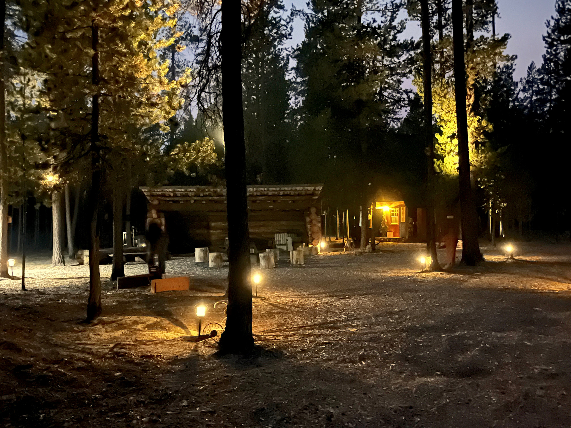 log shelter retreat