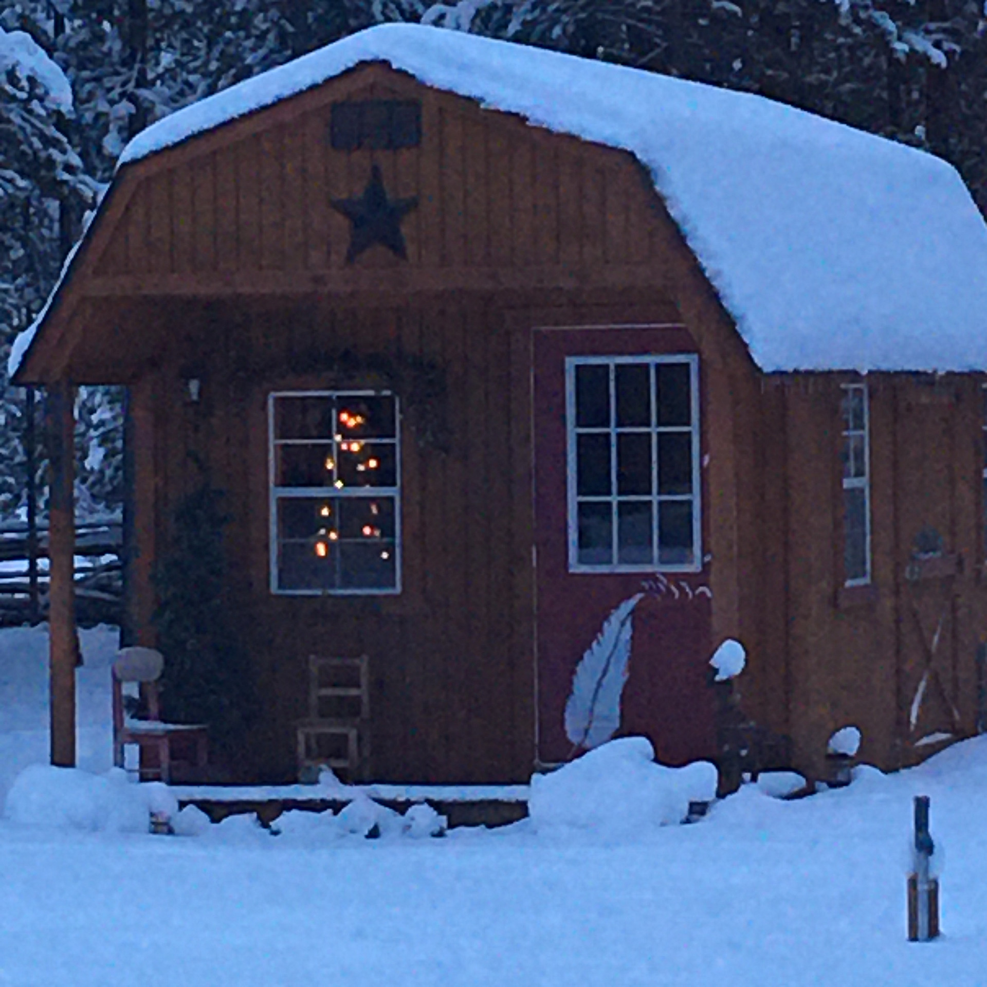 log shelter retreat
