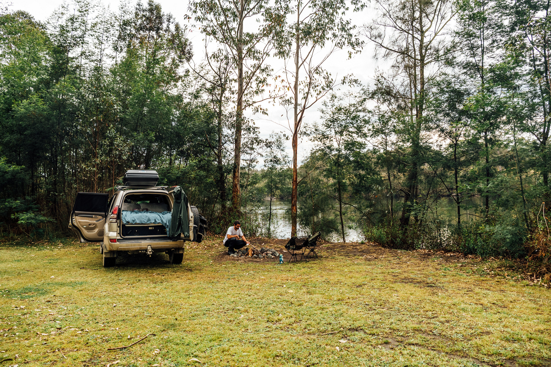 Our site tucked away in the corner of the property. Very tranquil 