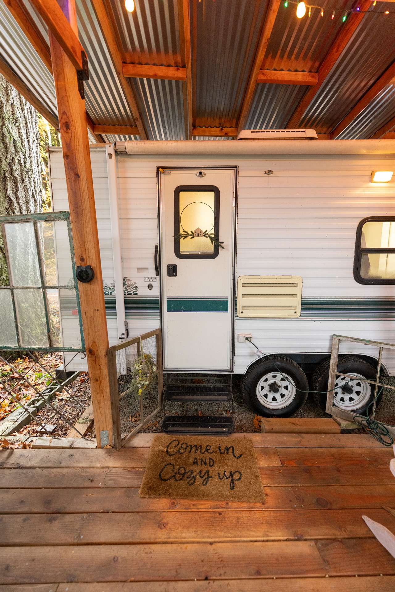 Camper in the Firs