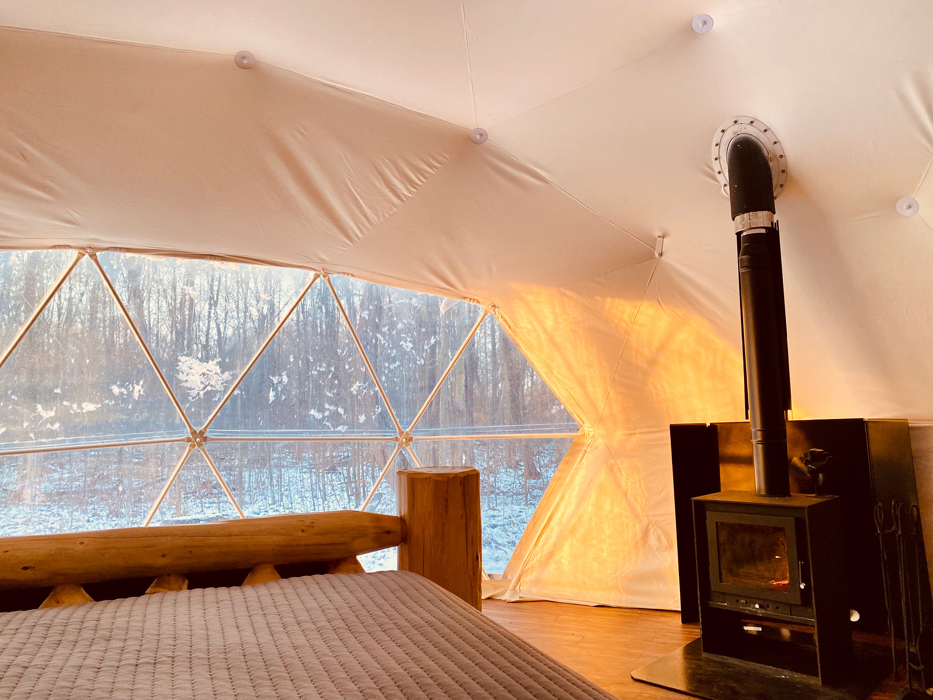 Private Geodome: Lake Erie Views